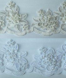 Кружево свадебное Е761В 1/10 ярд