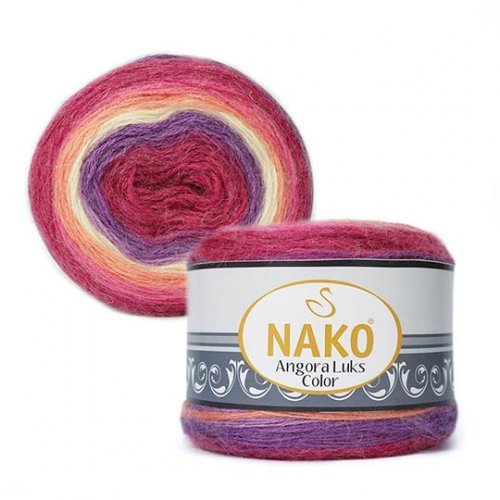 Пряжа Nako Angora Luks Color