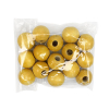 Бусы деревянные #25-620, 29 мм, жёлтый 1/15 шт