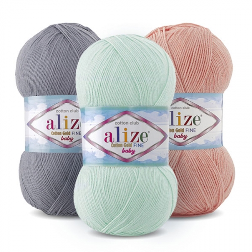 Пряжа Alize Cotton Gold Fine Baby