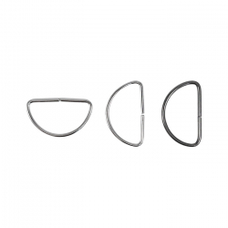 Полукольцо металлическое 2,5 см 1/250 шт