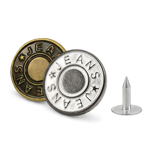 Пуговица джинсовая "Jeans Jeans " 17 мм 1/50 шт