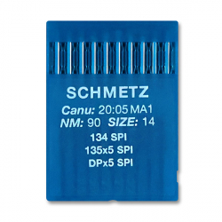 Иглы SCHMETZ DPx5 SPI №90 для промышленных швейных машин (трикотаж)