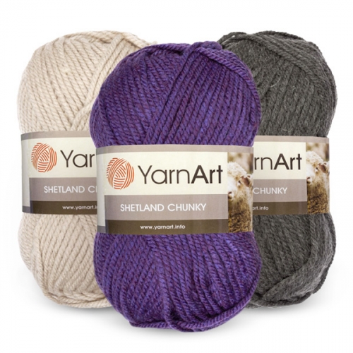 Пряжа Yarnart Shetland Chunky