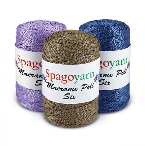 Пряжа Spagoyarn Macrame Poly 6