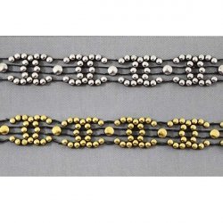 Тесьма со стразами S519E3