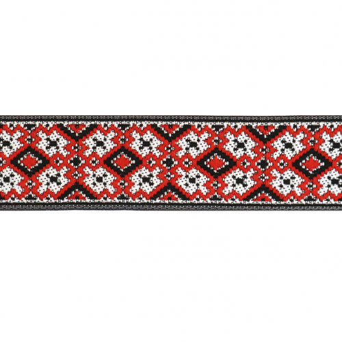 Тесьма жаккард №R4742 ш.3 см 1/9 м