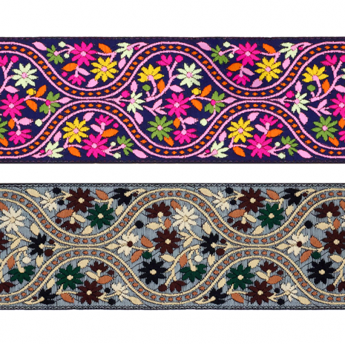 Тесьма жаккард №R5112 ш.5 см 1/9 м