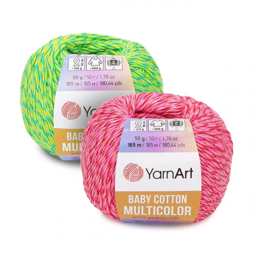 Пряжа Yarnart Baby Cotton Multicolor