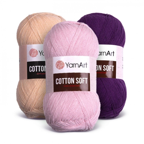 Пряжа Yarnart Cotton Soft