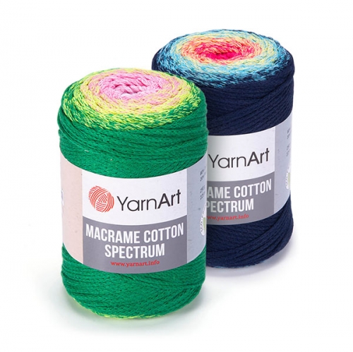 Пряжа Yarnart Macrame Cotton Spectrum